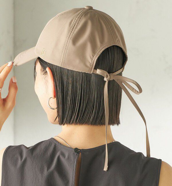 SHIPS for women「Revis.:〈UVカット / 撥水 / 透湿〉リボン キャップ」|キャップ・キャスケット|