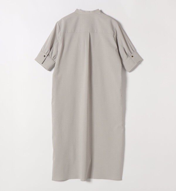 quaranciel「quaranciel:〈洗濯機可能〉CALCULO(R)使用 バンドカラー シャツ ワンピース」|ワンピース|