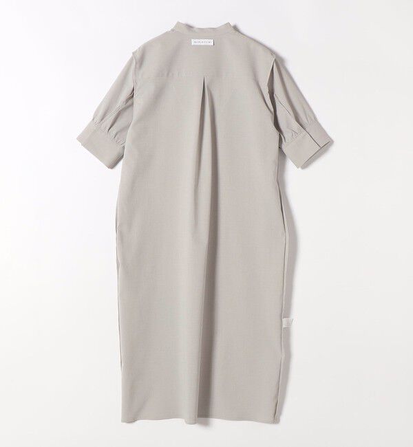 quaranciel「quaranciel:〈洗濯機可能〉CALCULO(R)使用 バンドカラー シャツ ワンピース」|ワンピース|