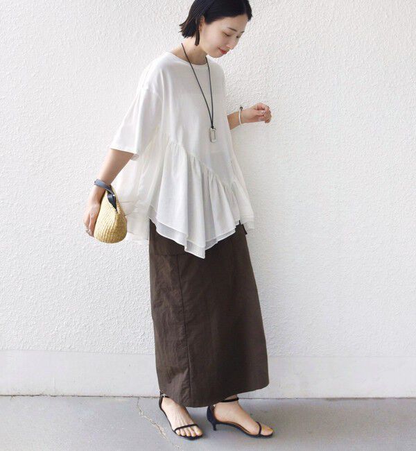 SHIPS for women「【SHIPS別注】GUNG HO:〈洗濯機可能〉SLD カーゴ スカート」|スカート|