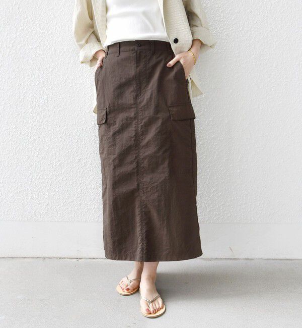 SHIPS for women「【SHIPS別注】GUNG HO:〈洗濯機可能〉SLD カーゴ スカート」|スカート|