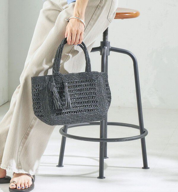 SHIPS for women「MAISON N.H PARIS:ANNABELLE P」|かごバッグ|ブラック