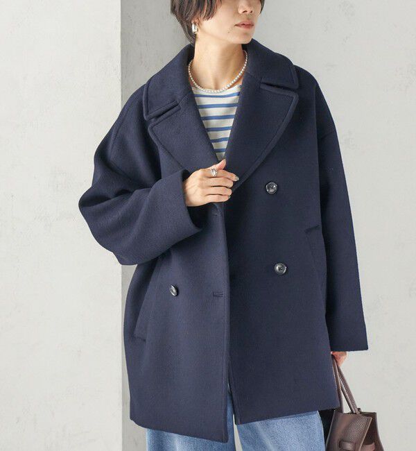 SHIPS for women「《予約》【一部SHIPS別注】TICCA: Pコート 26AW」|ピーコート|ネイビー