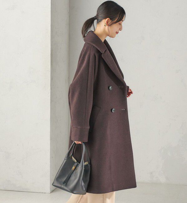 SHIPS for women「《予約》【一部SHIPS別注】TICCA: テントコート 26AW」|ピーコート|ブラウン