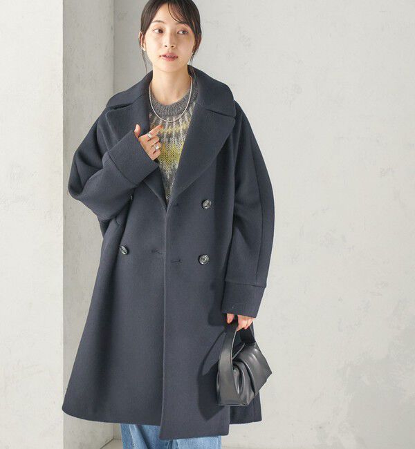 SHIPS for women「《予約》【一部SHIPS別注】TICCA: テントコート 26AW」|ピーコート|ネイビー