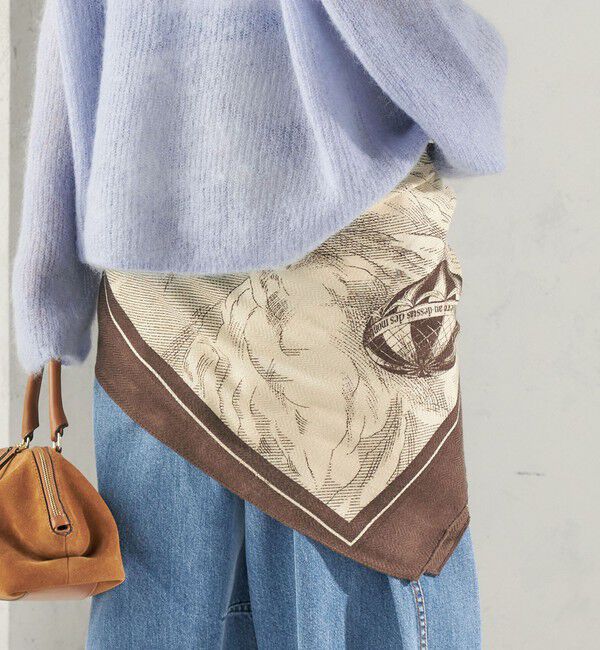 SHIPS for women「《予約》manipuri: 120*120 STOLE 26AW」|ストール|