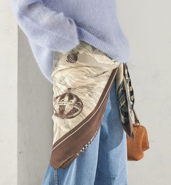SHIPS for women「《予約》manipuri: 120*120 STOLE 26AW」|ストール|
