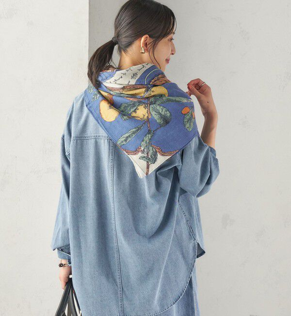 SHIPS for women「《予約》manipuri: 120*120 STOLE 26AW」|ストール|