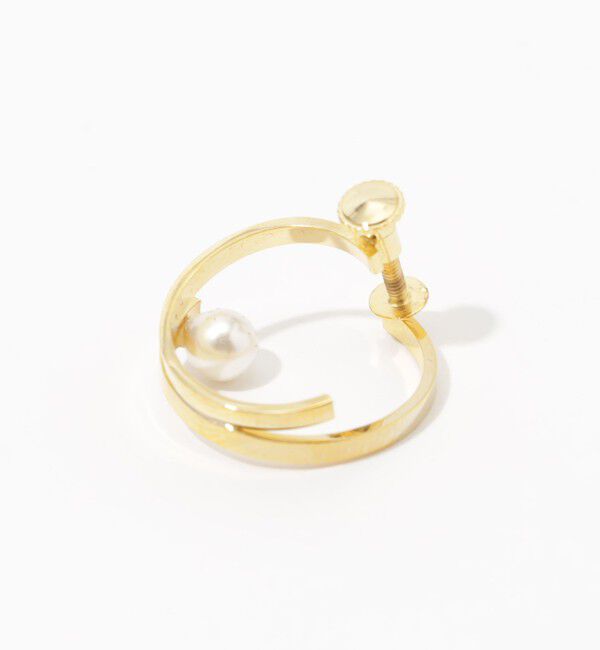TOMORROWLAND GOODS「【別注】januka  パールフープイヤリング」|イヤリング|