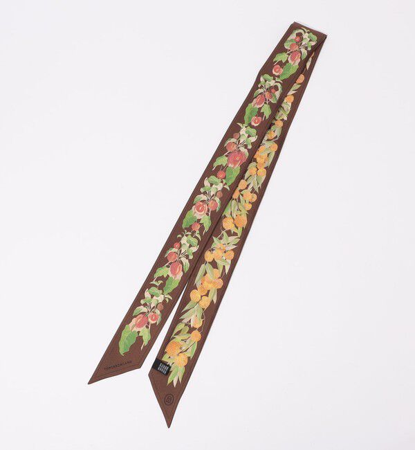 TOMORROWLAND GOODS「ATELIER TOMORROW AUTUMN FLOWER BANDEAU シルクスカーフ」|バンダナ・スカーフ|