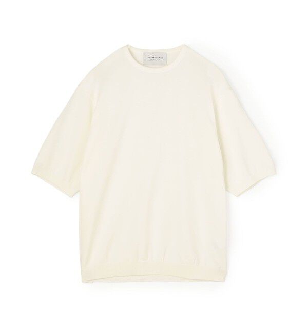 TOMORROWLAND MENS「TOMORROWLAND tricot コットンニットTシャツ」|ニット・セーター|11 ホワイト