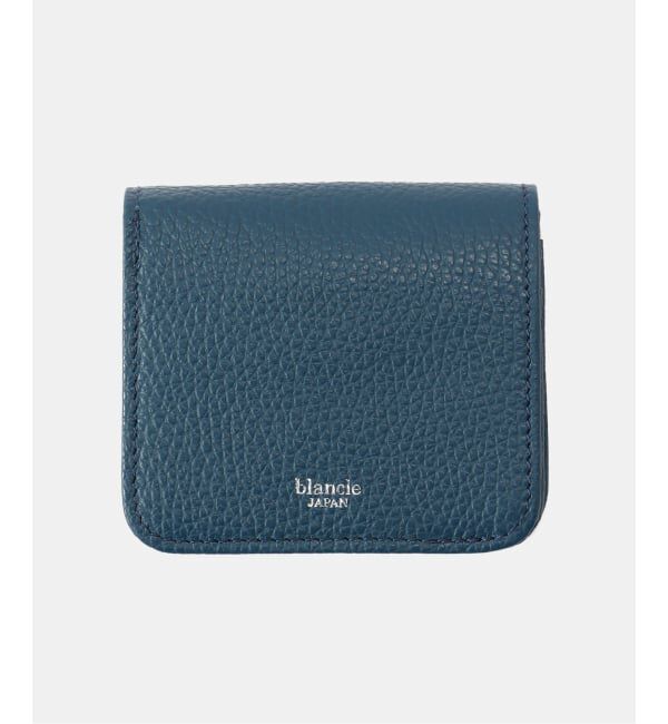  「【blancle/ ブランクレ】S.LEATHER Bifold wallet」|財布|ネイビー