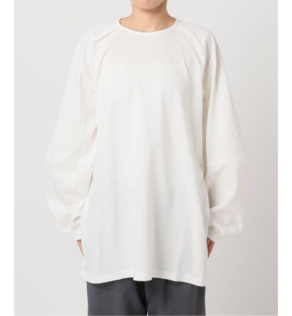  「《予約》[THE MOOD] パフスリーブ ロンTEE：カットソー」|Tシャツ・カットソー|