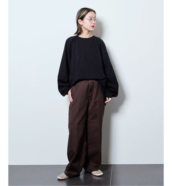  「《予約》[THE MOOD] パフスリーブ ロンTEE：カットソー」|Tシャツ・カットソー|