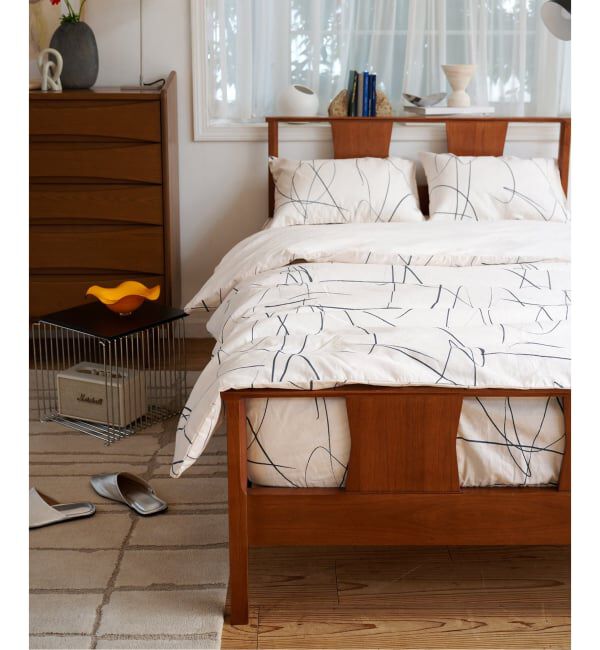journal standard Furniture「WEATHER LINES BOX SHEET S.D　ボックスシーツ セミダブル」|その他|