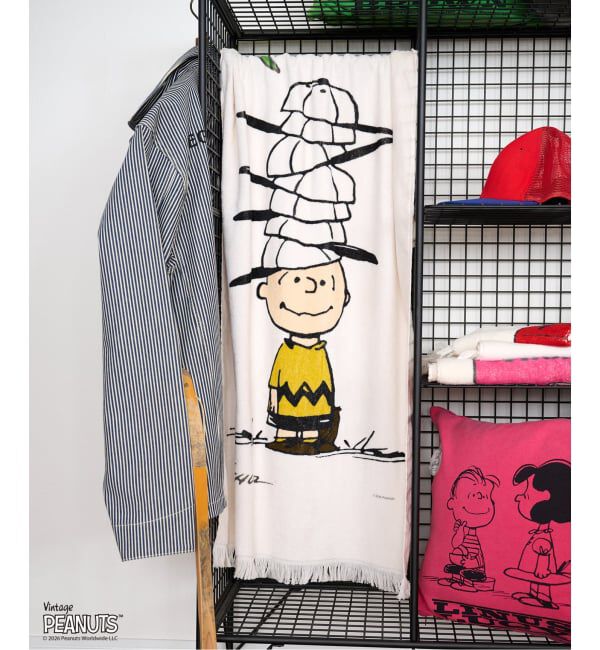 journal standard Furniture「【PEANUTS&times;JOURNAL STANDARD FURNITURE】BATH TOWEL　バスタオル」|タオル|グリーン