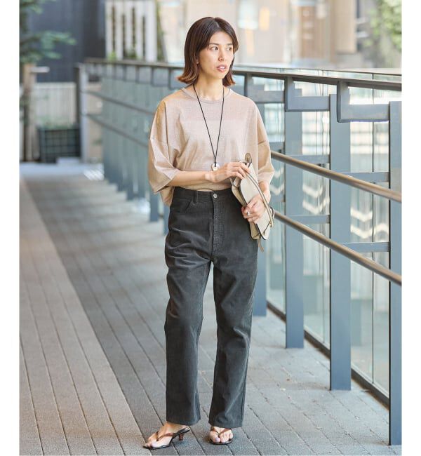 IENA「BLACK サマーコールパンツ」|その他|