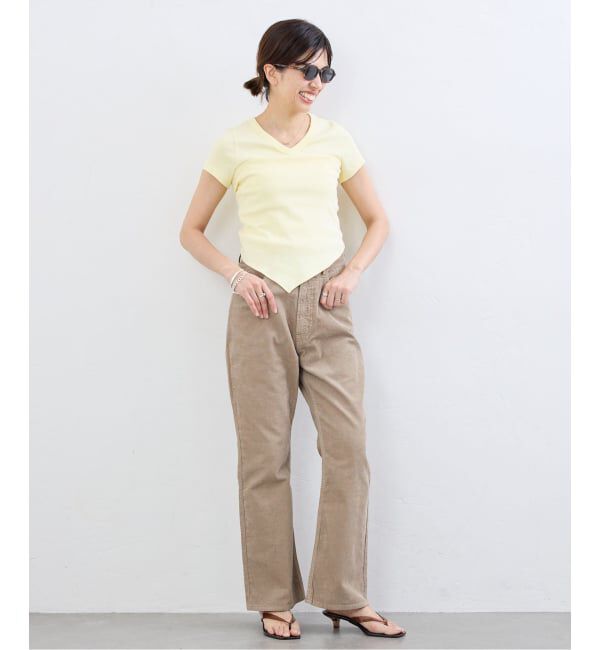 IENA「BLACK サマーコールパンツ」|その他|