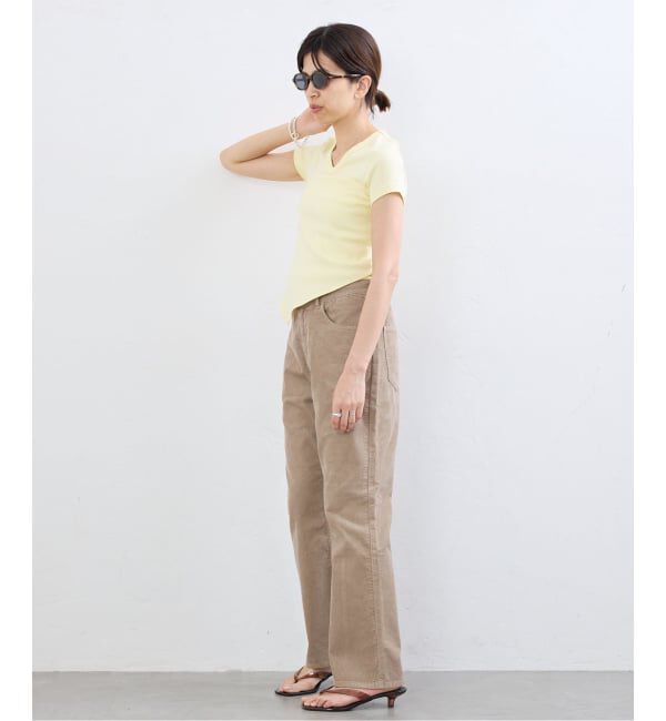 IENA「BLACK サマーコールパンツ」|その他|
