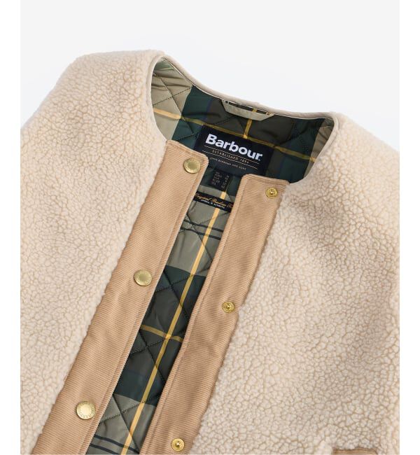 SLOBE IENA「《予約》BARBOUR/バブアー DULSIE LINER LLI0016 BK11/ CR11」|ダウンベスト・ベスト|