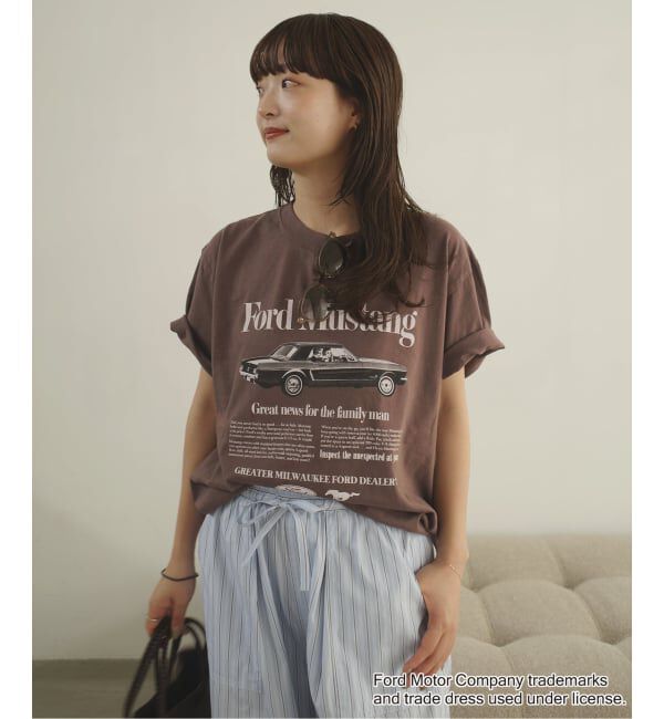 SLOBE IENA「《追加》GOOD ROCK SPEED SLOBE別注 Mustang TEE」|Tシャツ・カットソー|