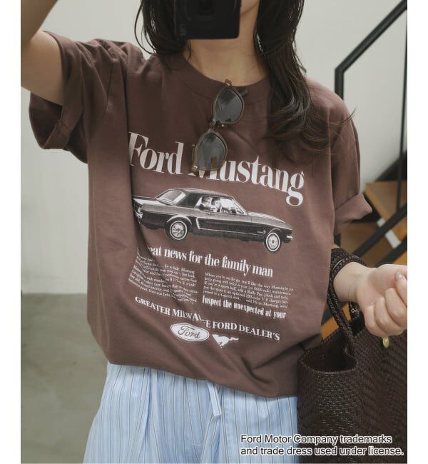 SLOBE IENA「《追加》GOOD ROCK SPEED SLOBE別注 Mustang TEE」|Tシャツ・カットソー|