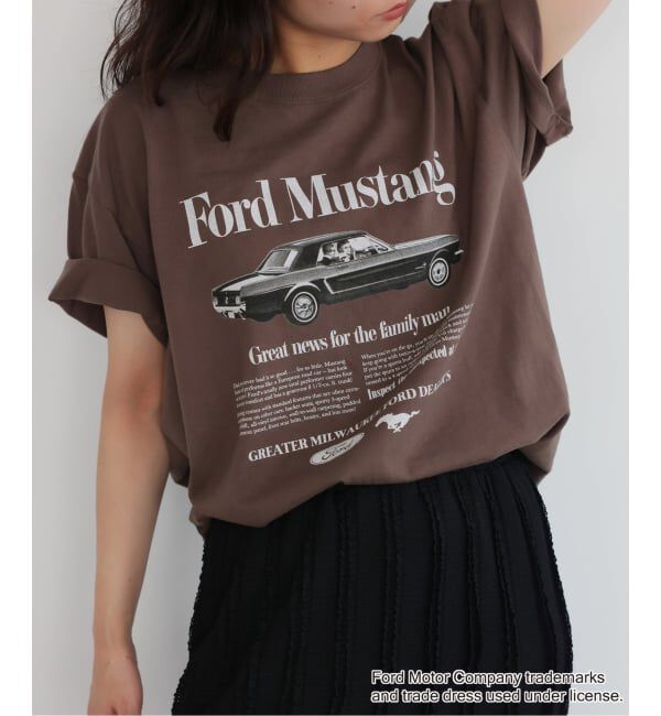 SLOBE IENA「《追加》GOOD ROCK SPEED SLOBE別注 Mustang TEE」|Tシャツ・カットソー|