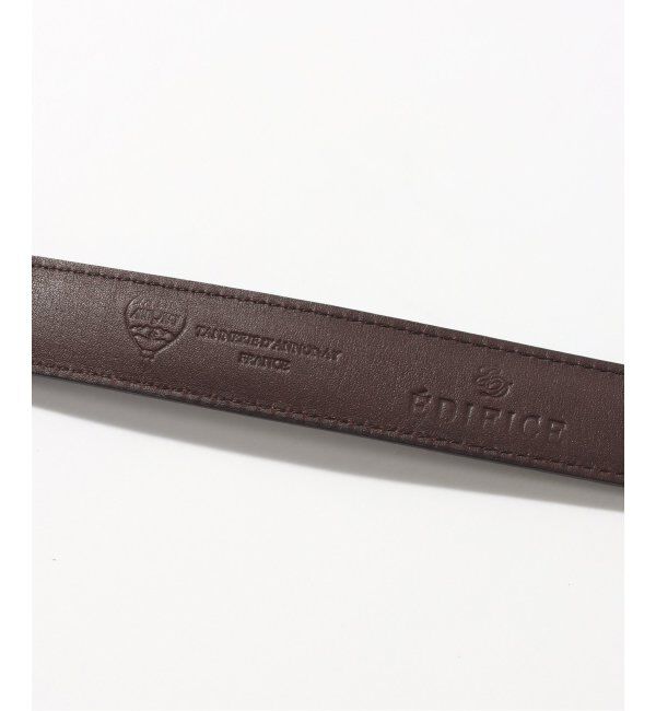 EDIFICE「PB ANNONAY BOX カーフレザーベルト」|ベルト|