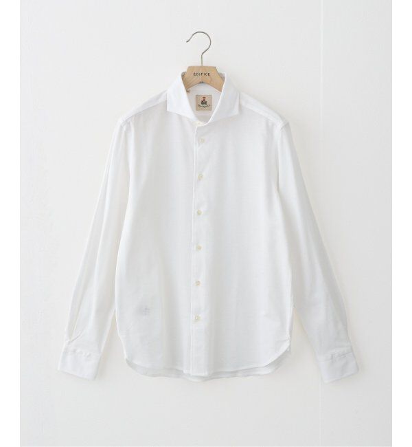 EDIFICE「GUY ROVER (ギローバー) Jersey Pique Cutaway Shirts 551506/3850PL190J」|シャツ・ブラウス|ホワイト