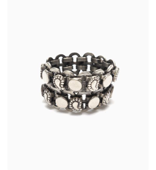 EDIFICE「THARU SILVER(タルー シルバー)  Double Ring PAISLEY」|リング|