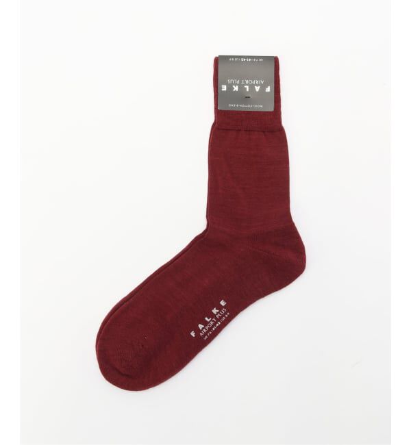 EDIFICE「FALKE(ファルケ) #14403_Airport Plus ソックス」|ソックス|ボルドー