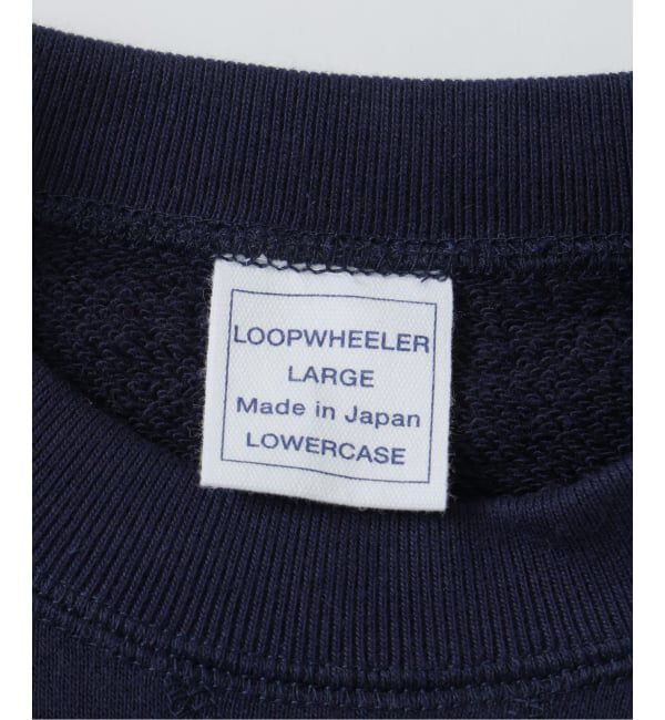 EDIFICE「LOOPWHEELER for LOWERCASE ライトツリウラケ ルーズスウェット」|スウェット・ジャージ|