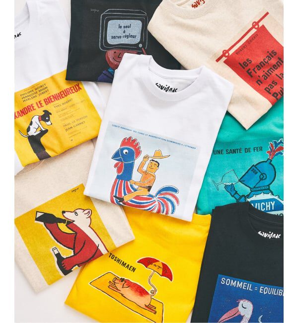 417 EDIFICE「追加｜SAVIGNAC&times;417 グラフィックTシャツ」|Tシャツ・カットソー|