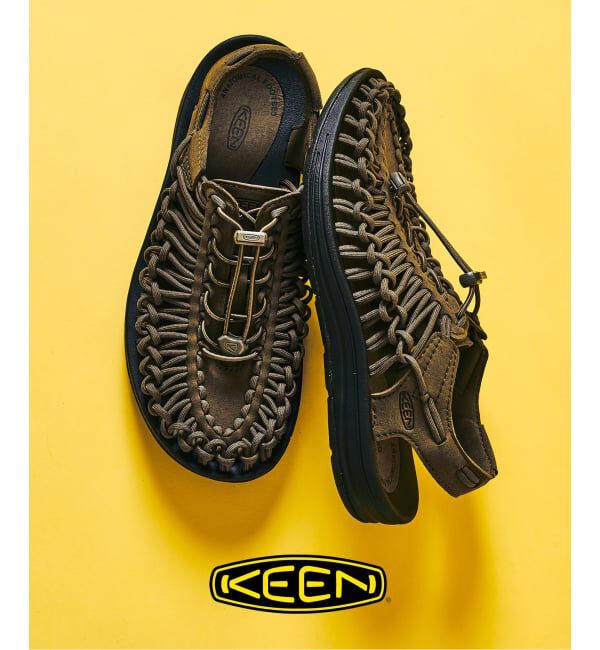 417 EDIFICE「KEEN / キーン UNEEK」|サンダル|カーキ
