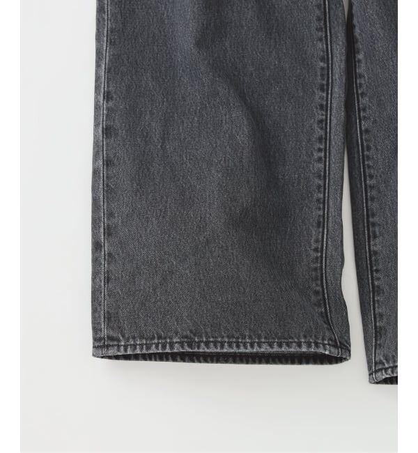 EDIFICE「Levi&rsquo;s(リーバイス) 別注 Baggy Wide Leg デニムパンツ（L28）」|デニム|