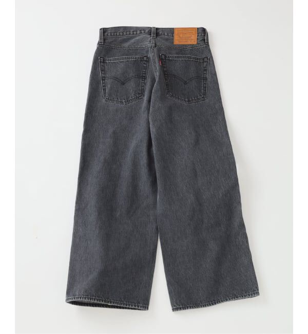 EDIFICE「Levi&rsquo;s(リーバイス) 別注 Baggy Wide Leg デニムパンツ（L28）」|デニム|