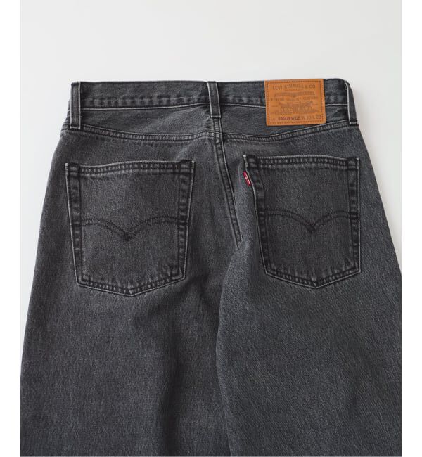 EDIFICE「Levi&rsquo;s(リーバイス) 別注 Baggy Wide Leg デニムパンツ（L28）」|デニム|