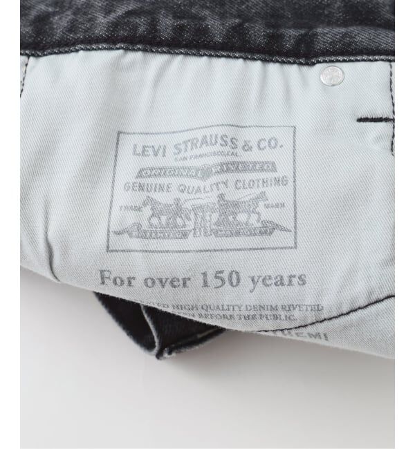 EDIFICE「Levi&rsquo;s(リーバイス) 別注 Baggy Wide Leg デニムパンツ（L28）」|デニム|