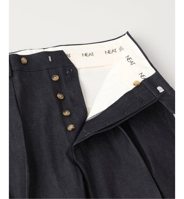 EDIFICE「NEAT (ニート) 11.5oz Natural Slub Denim Standard」|スラックス|