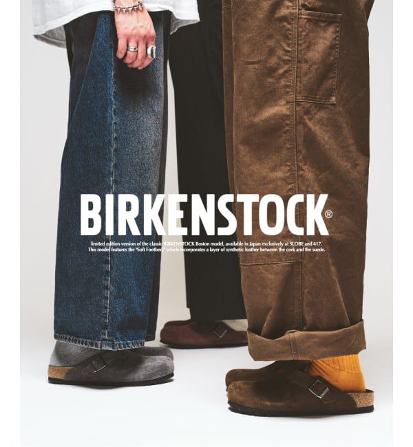 417 EDIFICE「限定 BIRKENSTOCK / ビルケンシュトック Boston SFB Narrow」|サンダル|