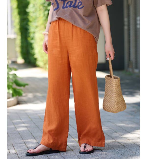 JOURNAL STANDARD relume「《追加2》麻スリットイージーパンツ」|その他|