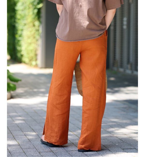 JOURNAL STANDARD relume「《追加2》麻スリットイージーパンツ」|その他|