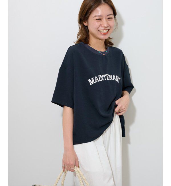 JOURNAL STANDARD relume「《追加3》2WAYジョーゼットロゴTEE」|Tシャツ・カットソー|