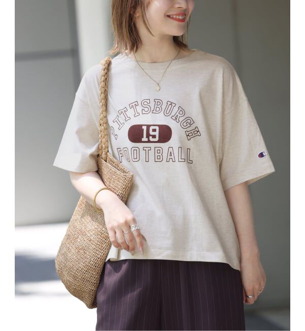 JOURNAL STANDARD relume「別注【Champion/チャンピオン】26/s Jersey Tee：Tシャツ」|Tシャツ・カットソー|ナチュラル