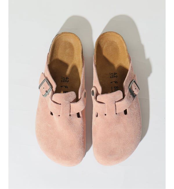 JOURNAL STANDARD relume「BIRKENSTOCK / ビルケンシュトック ボストン スエードレザー ナロー」|サンダル|ピンク