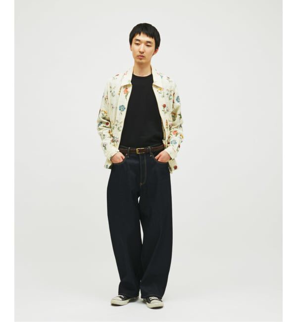 JOURNAL STANDARD「フラワー エンブロイダリー ジップ シャツ」|シャツ・ブラウス|