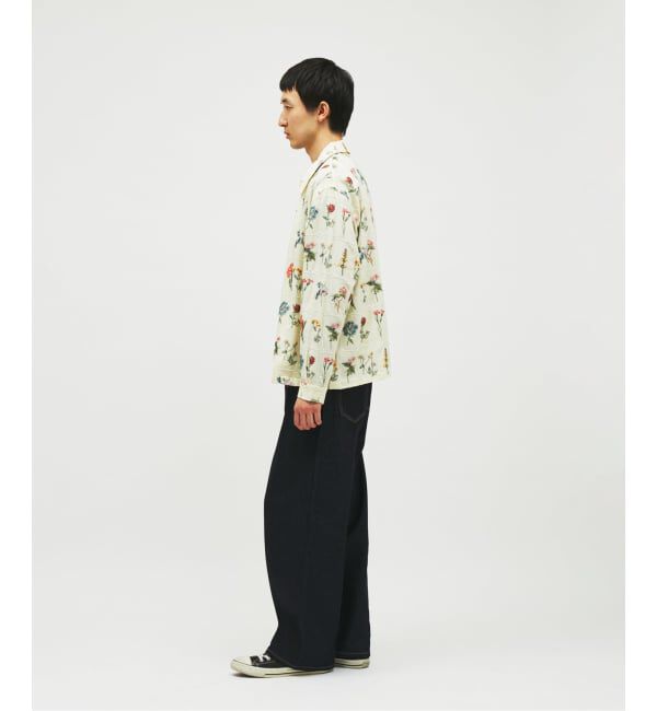 JOURNAL STANDARD「フラワー エンブロイダリー ジップ シャツ」|シャツ・ブラウス|