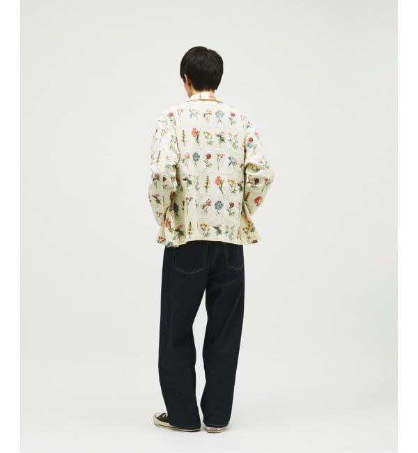 JOURNAL STANDARD「フラワー エンブロイダリー ジップ シャツ」|シャツ・ブラウス|