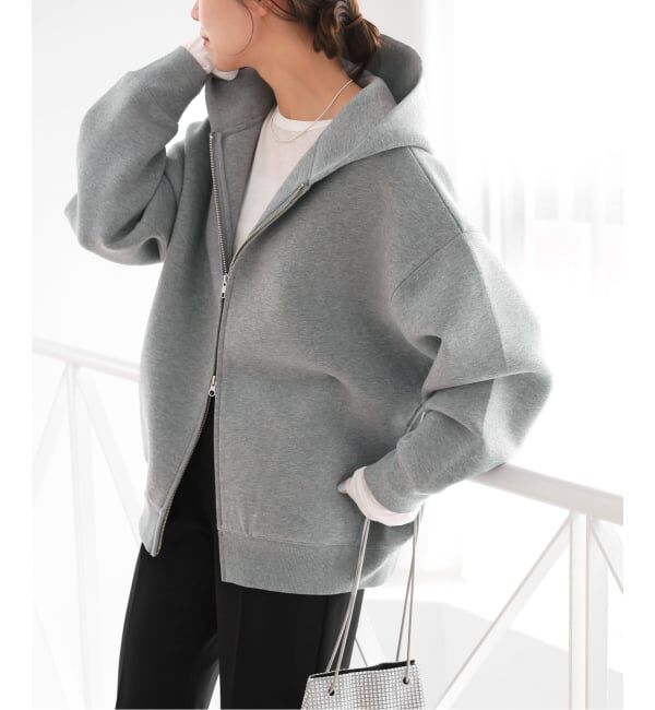 JOURNAL STANDARD relume「《WEB限定追加予約》フーディーブルゾン」|パーカー|グレー