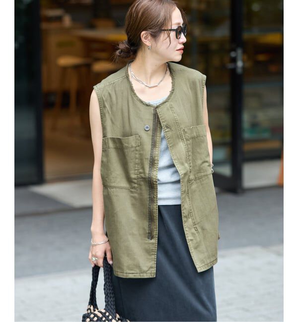 JOURNAL STANDARD「Military VEST」|ダウンベスト・ベスト|